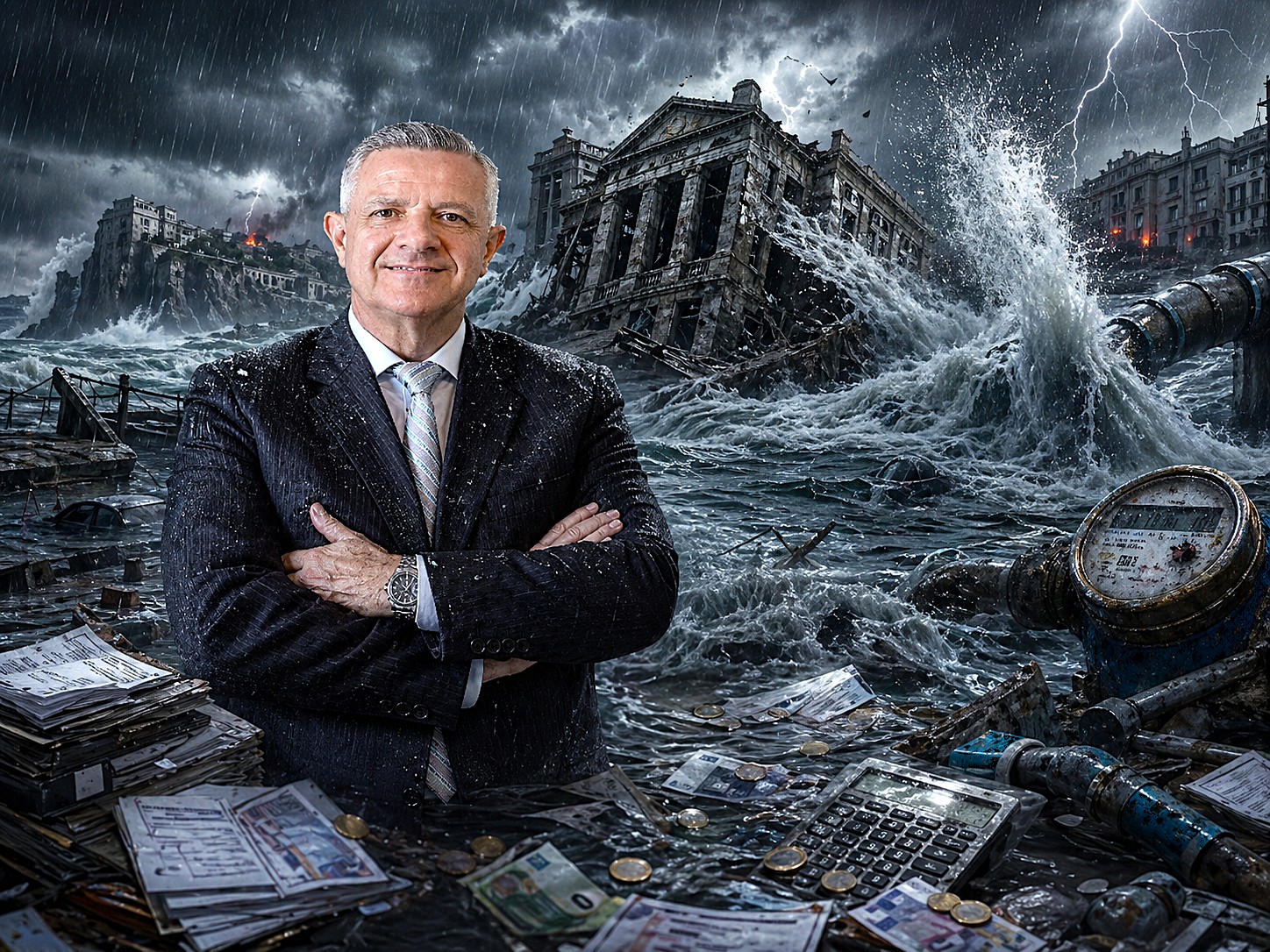 Χρέος-βόμβα 6.000.000 ευρώ προς την ΕΥΔΑΠ: Ο Αλλαγιάννης οδηγεί τον Δήμο στα βράχια