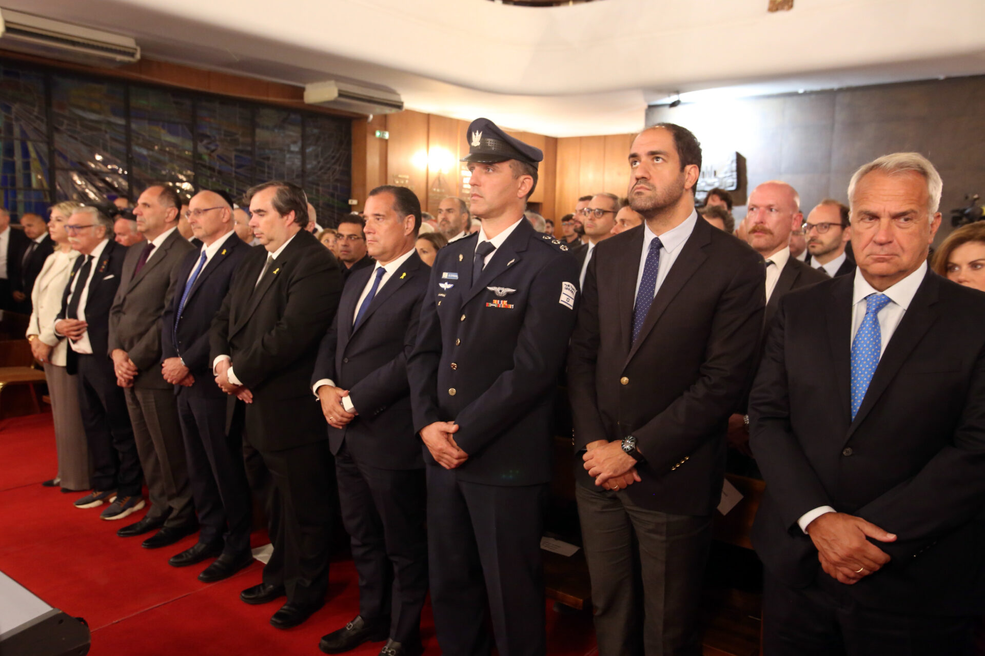 Επιμνημόσυνη δέηση στην Εβραϊκή Συναγωγή Αθηνών για τα θύματα από την τρομοκρατική επίθεση της Χαμάς