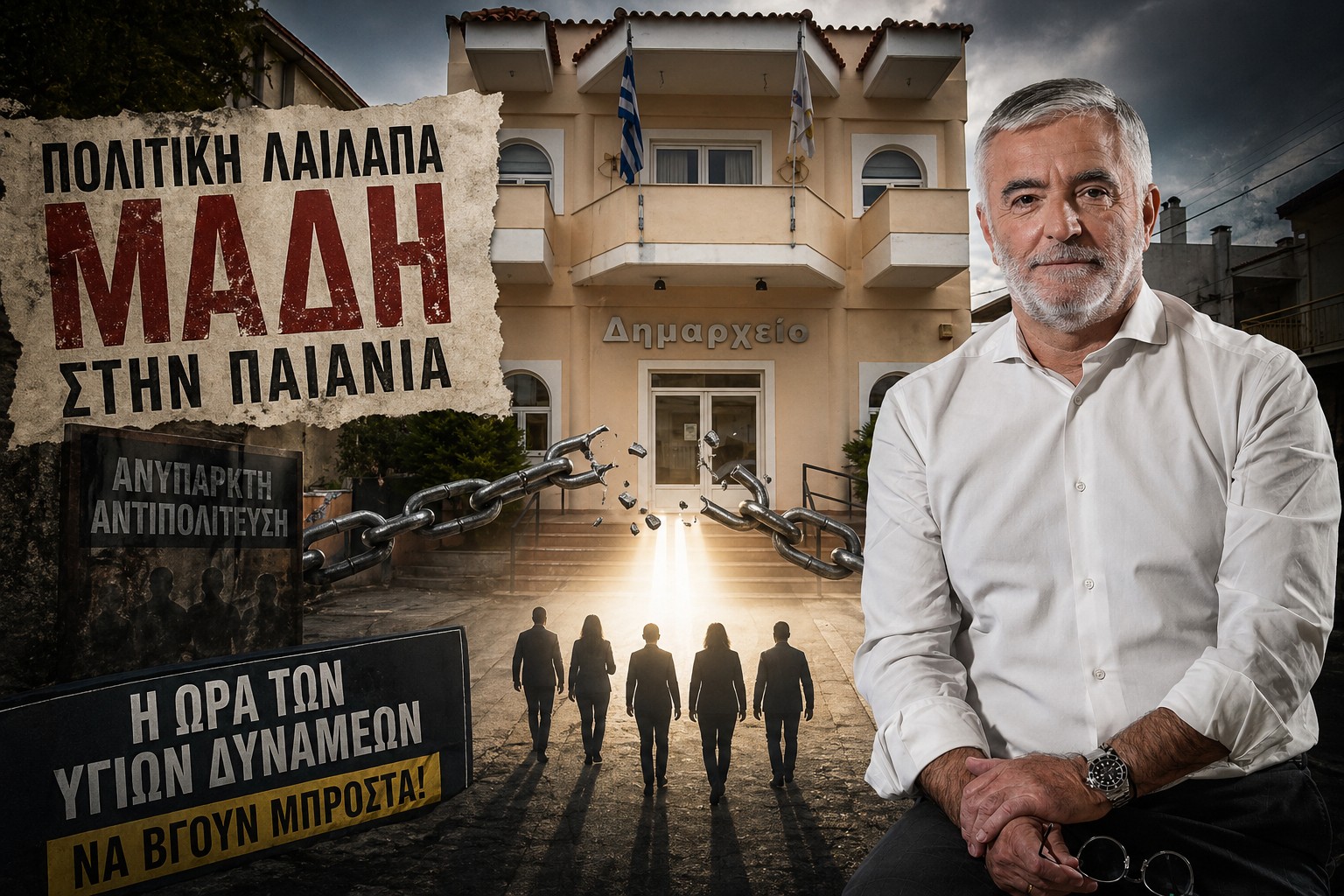 Πολιτική λαίλαπα Μάδη στην Παιανία, η ανύπαρκτη αντιπολίτευση και η ώρα των υγιών δυνάμεων