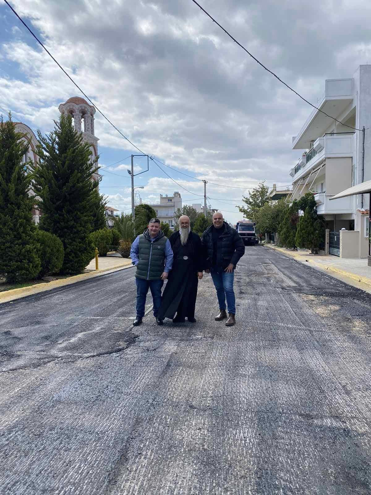 Συνεχίζουμε τις ασφαλτοστρώσεις και τα έργα οδοποιΐας στο Δήμο Αχαρνών