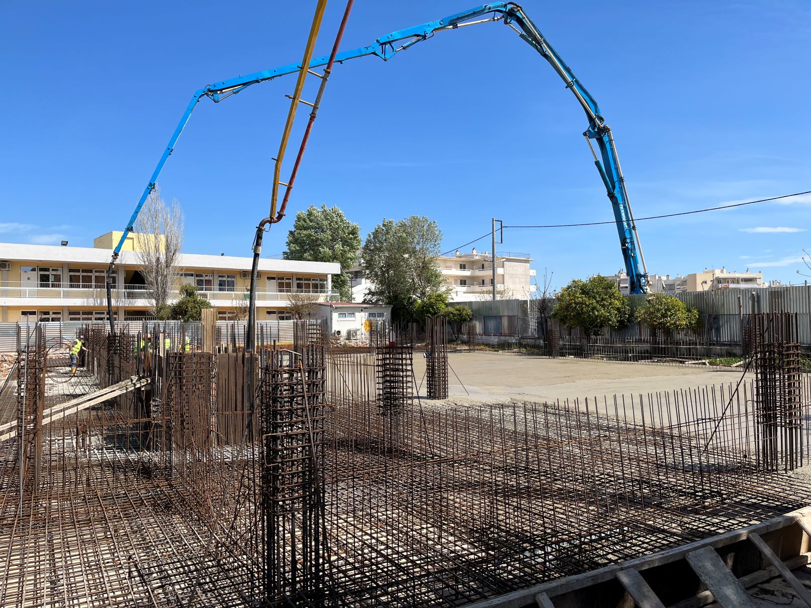 Σε εξέλιξη εργασιών κατασκευής τα νέα σχολικά κτίρια στο 3ο Δημοτικό Σχολείο Κορωπίου