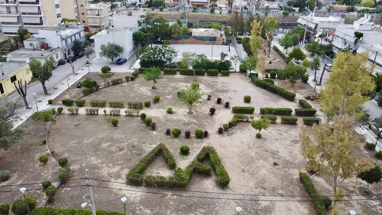 Εργασίες ανάπλασης και αναμόρφωσης στην πλατεία Ερμού στον Κόκκινο Μύλο