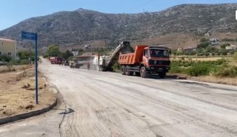 Συνεχίζονται οι ασφαλτοστρώσεις στην Κερατέα