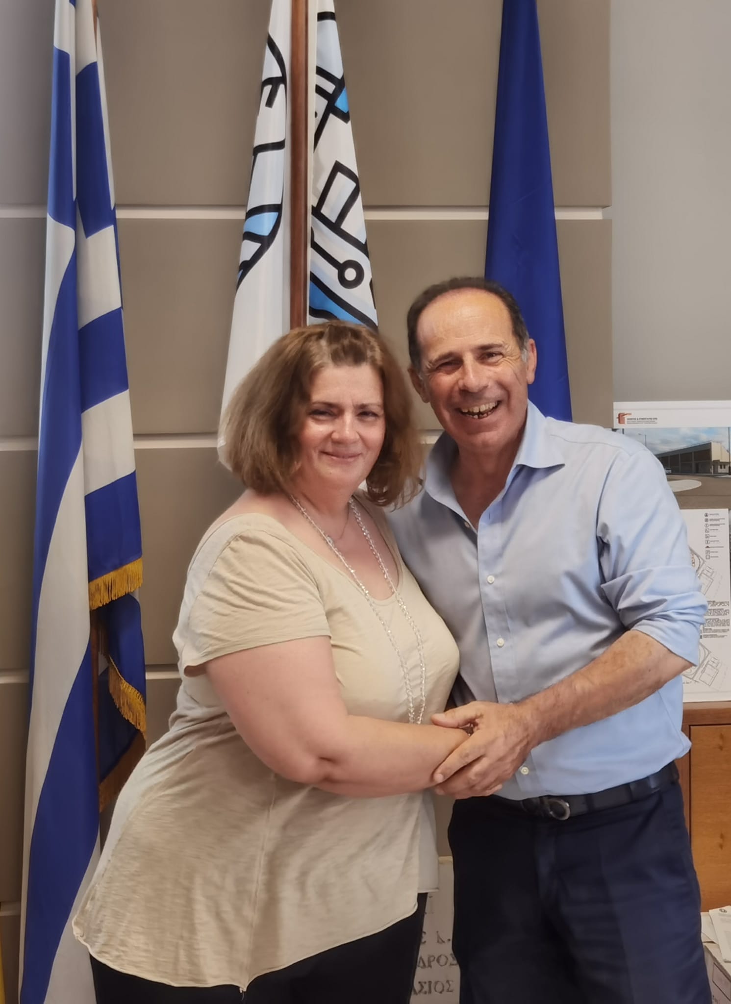 Η Mαρία Τουτουδάκη στην ομάδα της ''Σύγχρονης Πολιτείας- Συνεργασία Ενεργών Πολιτών'', του Ευάγγελου Μπουρνούς