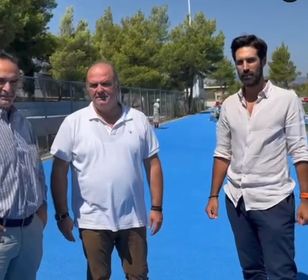 Νέο ταρτάν στο δημοτικό στάδιο Διονύσου 