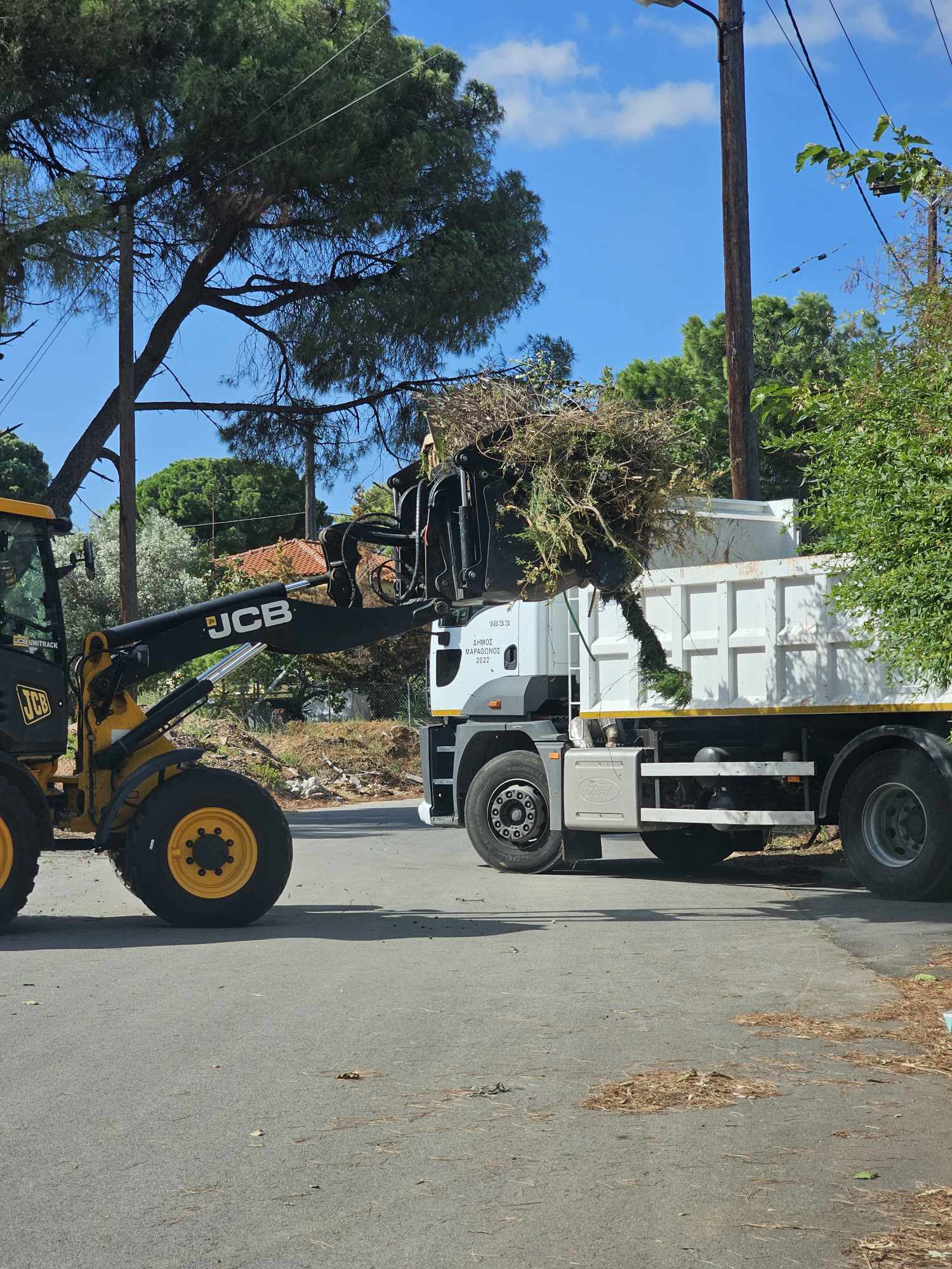 Αποκομιδές κλαδιών και απορριμμάτων εβδομάδας 11/9-15/9 από τα συνεργεία της Υπηρεσίας Καθαριότητας Δήμου Μαραθώνος