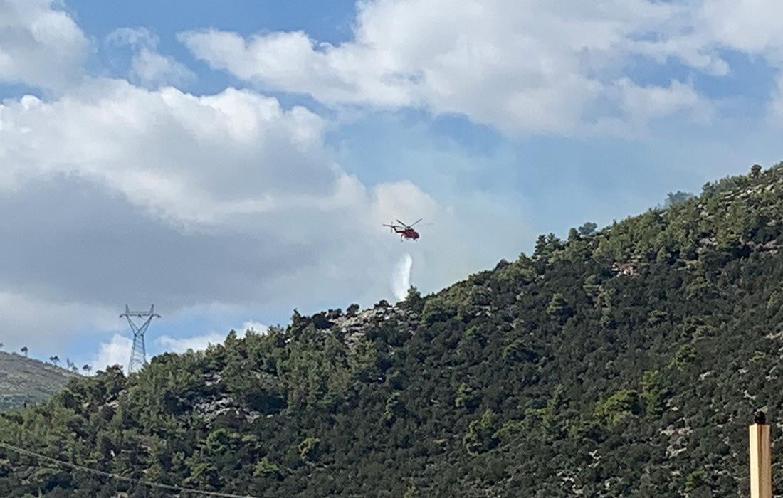Επιτυχής έκβαση του συμβάντος πυρκαγιάς στην Ανατολή Νέας Μάκρης του Δήμου Μαραθώνος