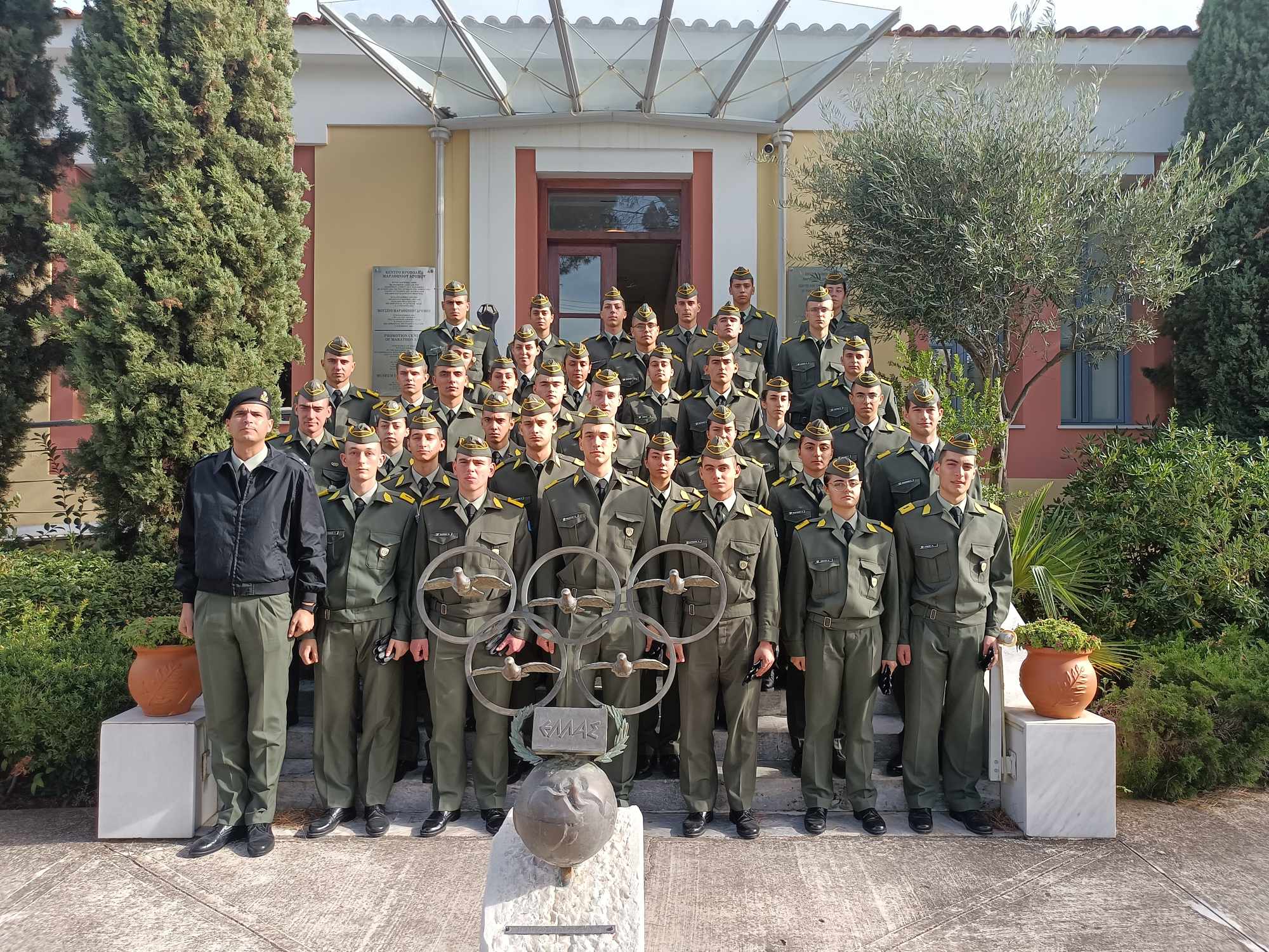 Επίσκεψη στην πόλη του Μαραθώνα και στο Μουσείο Μαραθωνίου Δρόμου πραγματοποίησε η Σχολή Ευελπίδων, το Σάββατο 4/11