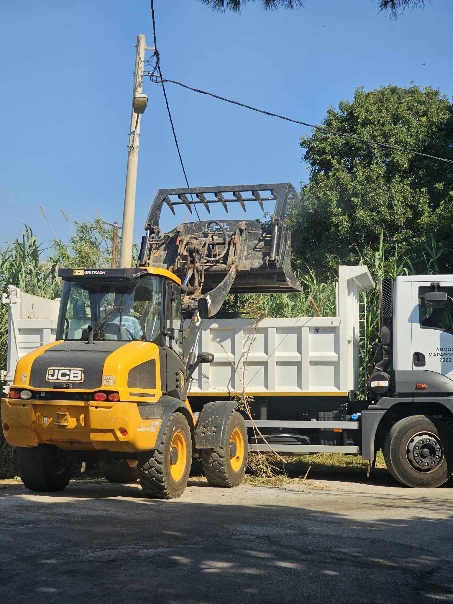 Αποκομιδές κλαδιών και απορριμμάτων εβδομάδας 30/10-4/11 από τα συνεργεία της Υπηρεσίας Καθαριότητας Δήμου Μαραθώνος