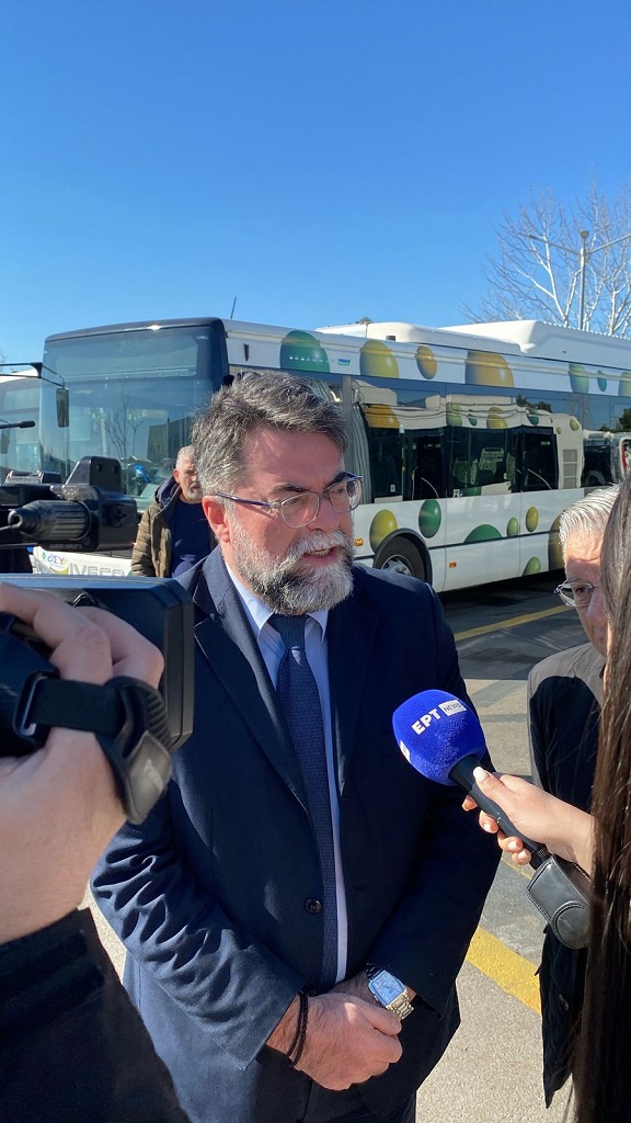 Βασίλης Οικονόμου: 50 νέα 18μετρα αρθρωτά λεωφορεία φυσικού αερίου για την ενίσχυση της Δημόσιας Συγκοινωνίας