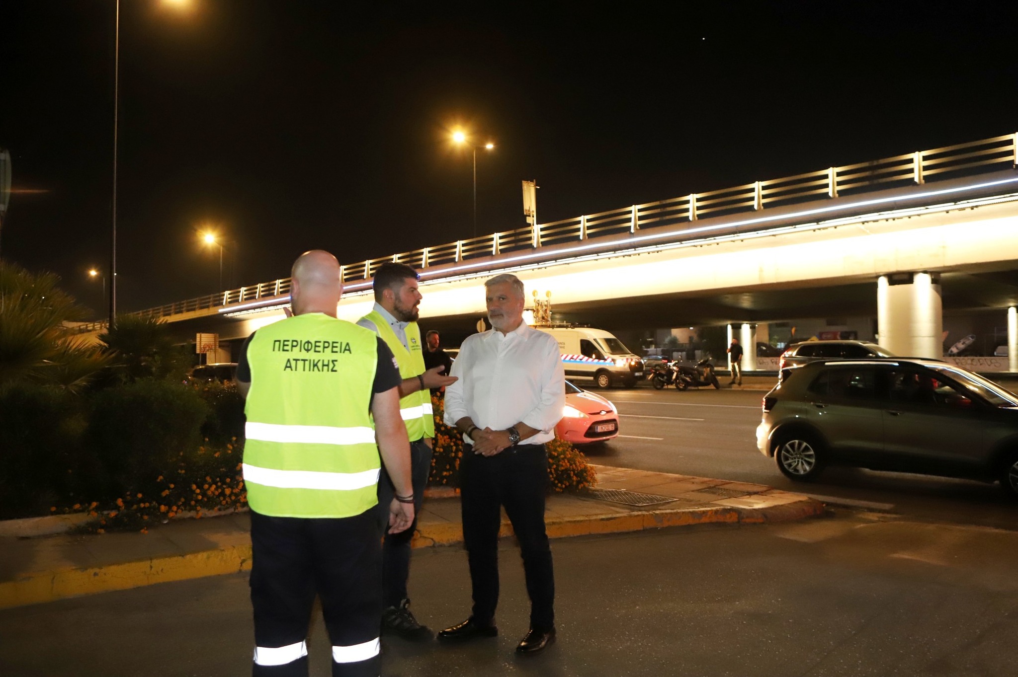 Αυτοψία του Περιφερειάρχη Αττικής Γ. Πατούλη σε έργα και υποδομές αρμοδιότητας της Περιφέρειας Αττικής που συμβάλλουν στην ενίσχυση της οδικής ασφάλειας 