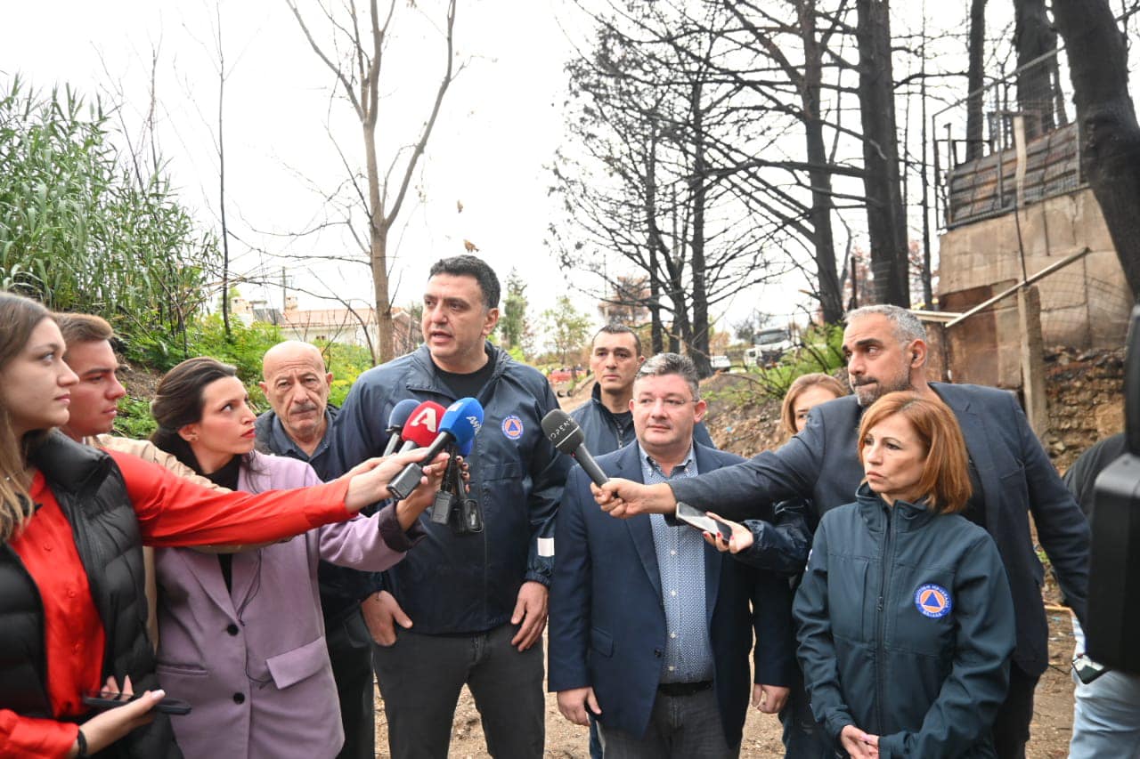 Συγχαρητήρια του Υπουργού Πολιτικής Προστασίας και Κλιματικής Κρίσης στον Δήμο Αχαρνών για τον καθαρισμό των ρεμάτων