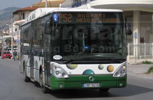 Μερική προσωρινή τροποποίηση της διαδρομής των λεωφορειακών γραμμών 752, 712, 878, 879, 733 από 30/11/2023 έως 31/1/2024, στο Δήμο Αχαρνών