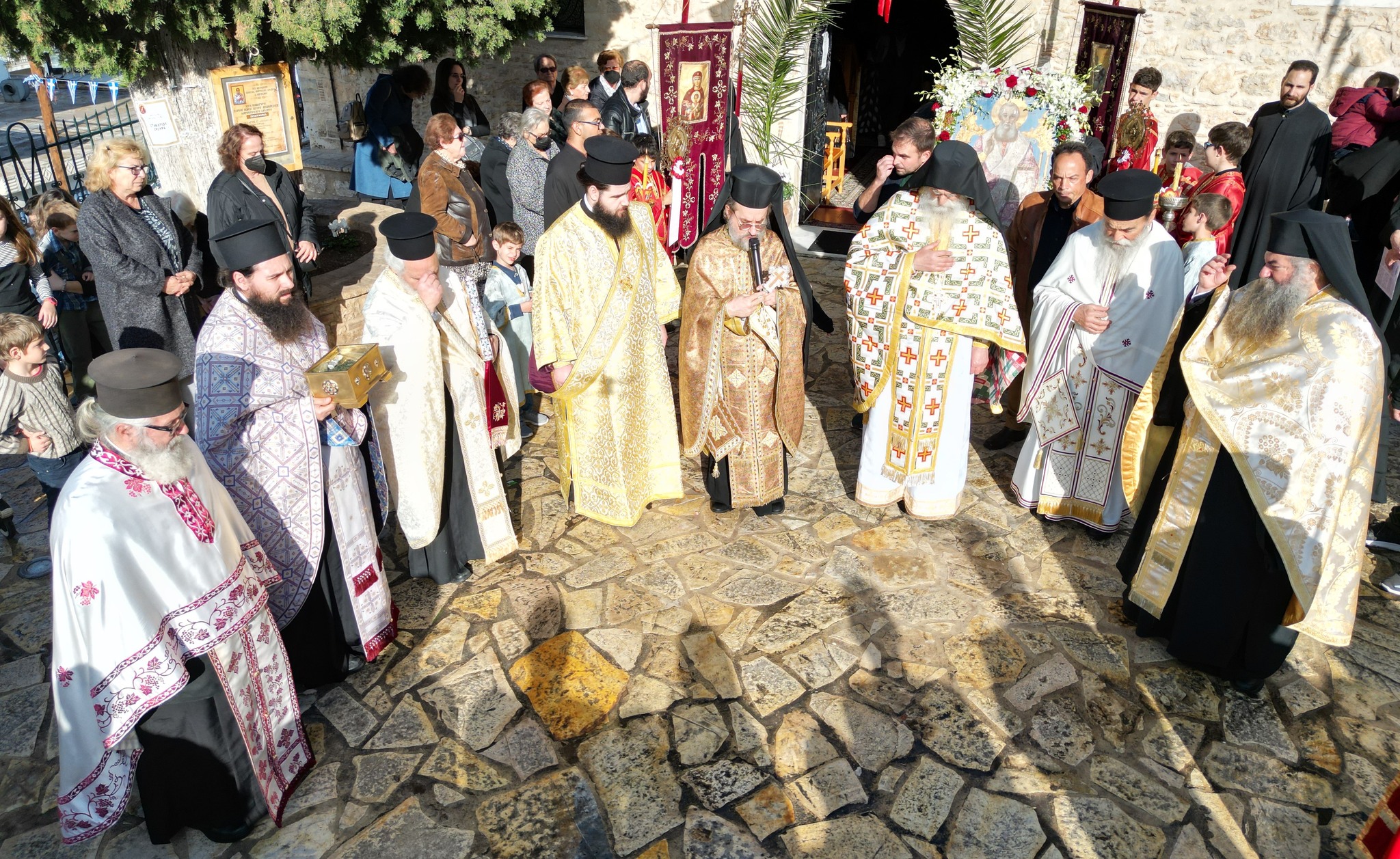 Γιορτάστηκε στο Μαρκόπουλο Ωρωπού η μνήμη του Αγίου Αθανασίου