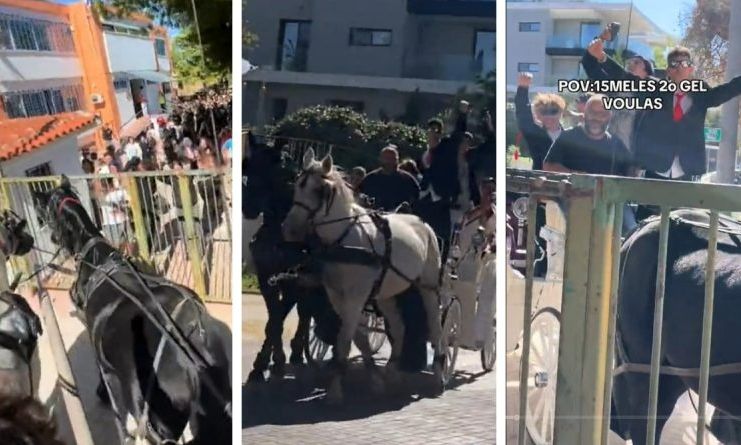 Βούλα: Εκλέχτηκε πρόεδρος του 15μελούς και πήγε στο σχολείο με άμαξα