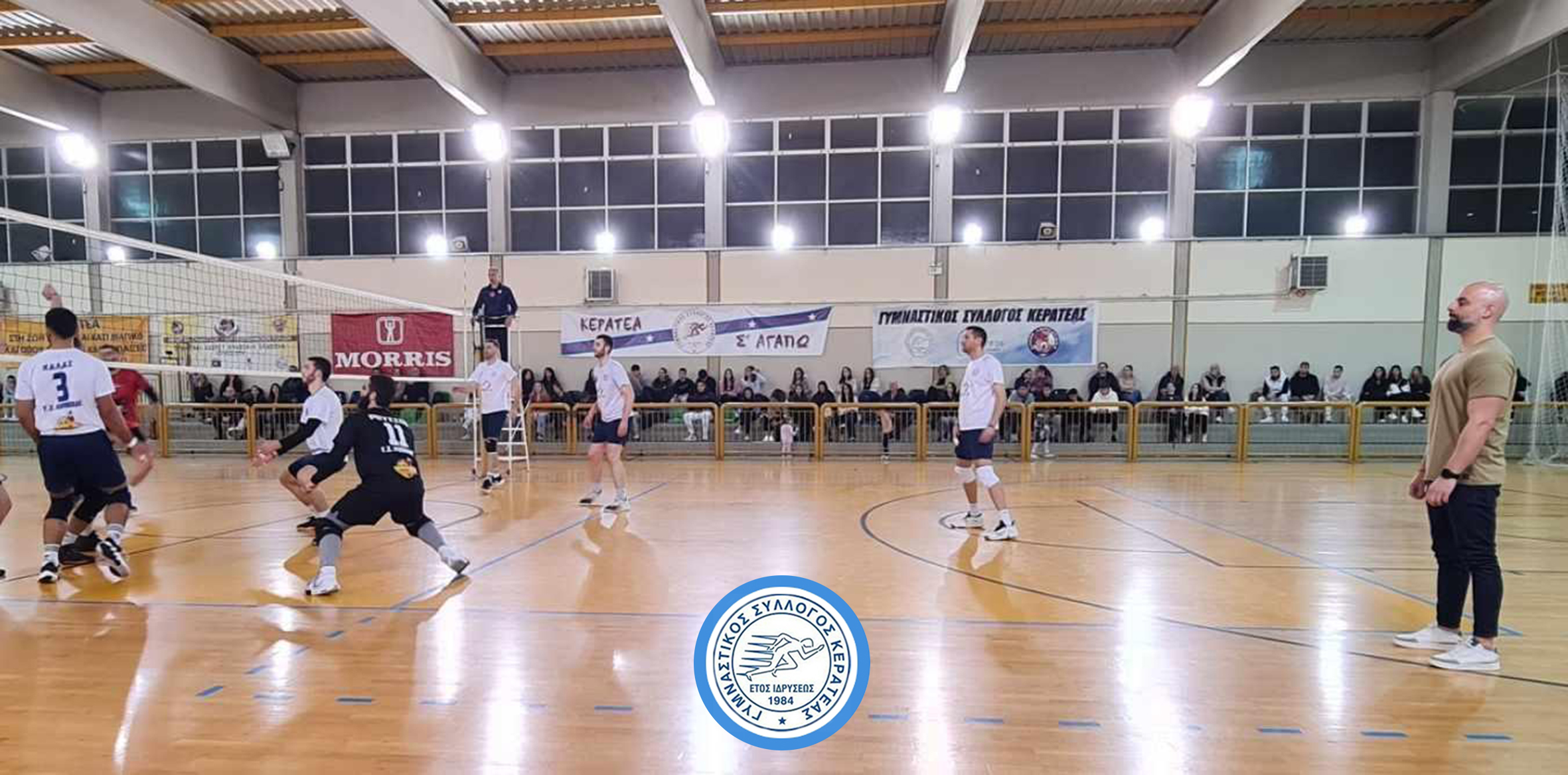 Σημαντική νίκη για την ανδρική ομάδα βόλεϊ του Γ.Σ. Κερατέας 1984 κόντρα στον Α.Ο. Παγκρατίου