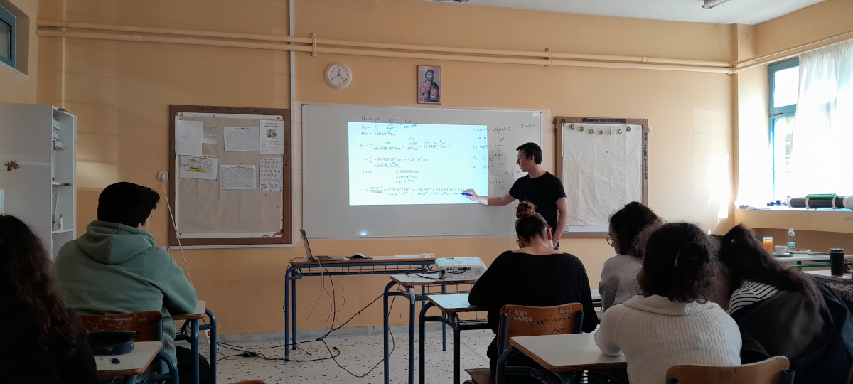 Το Γενικό Λύκειο (ΓΕΛ) Άνοιξης επισκέφτηκαν επιστήμονες - ερευνητές από το Εθνικό Αστεροσκοπείο Αθηνών