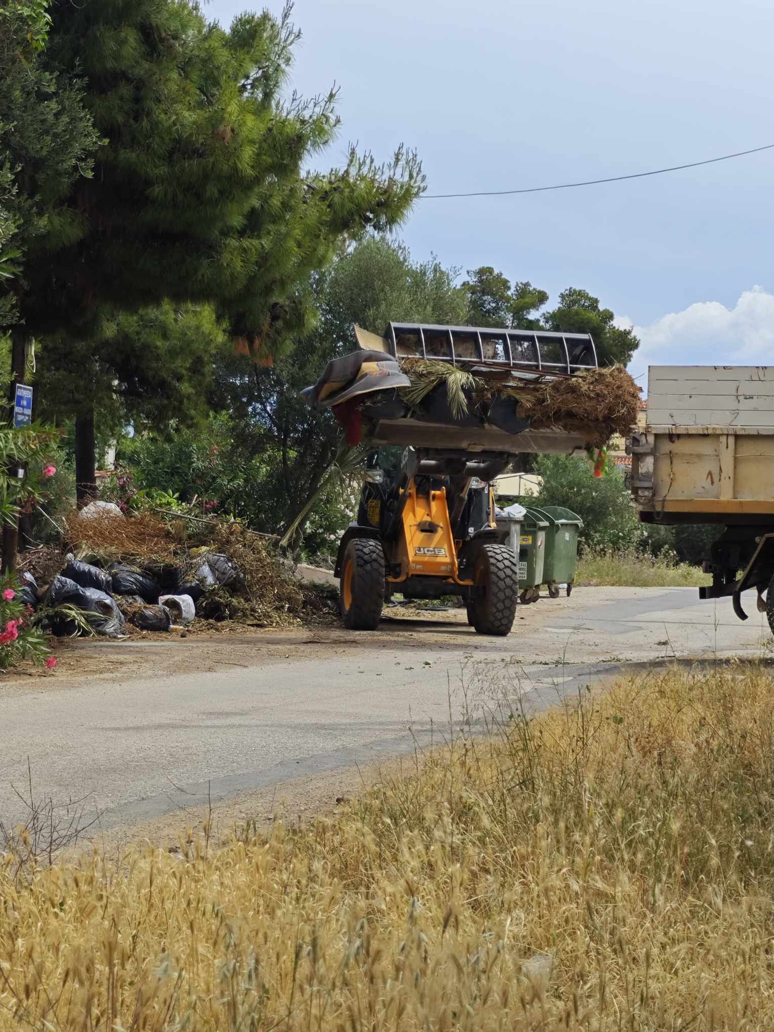 Αποκομιδές κλαδιών και απορριμμάτων εβδομάδας 6/5 - 11/5 από την Υπηρεσία Καθαριότητας Δήμου Μαραθώνος
