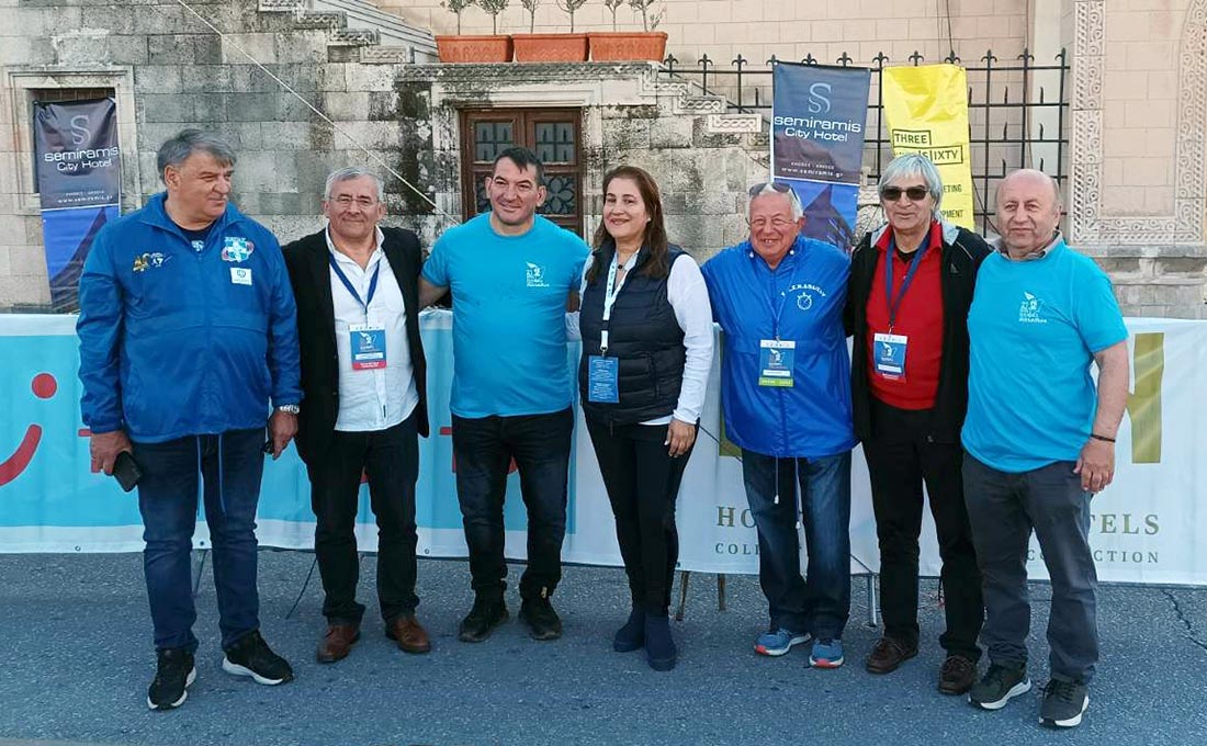 Ο Δήμος Μαραθώνος ήταν επίσημος προσκεκλημένος στον 9ο Διεθνή Μαραθώνιο Δρόμο της Ρόδου