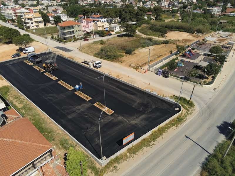 Έτοιμο το νέο parking επί της Λεωφ. Αρτέμιδος &amp; οδού Αθηνάς