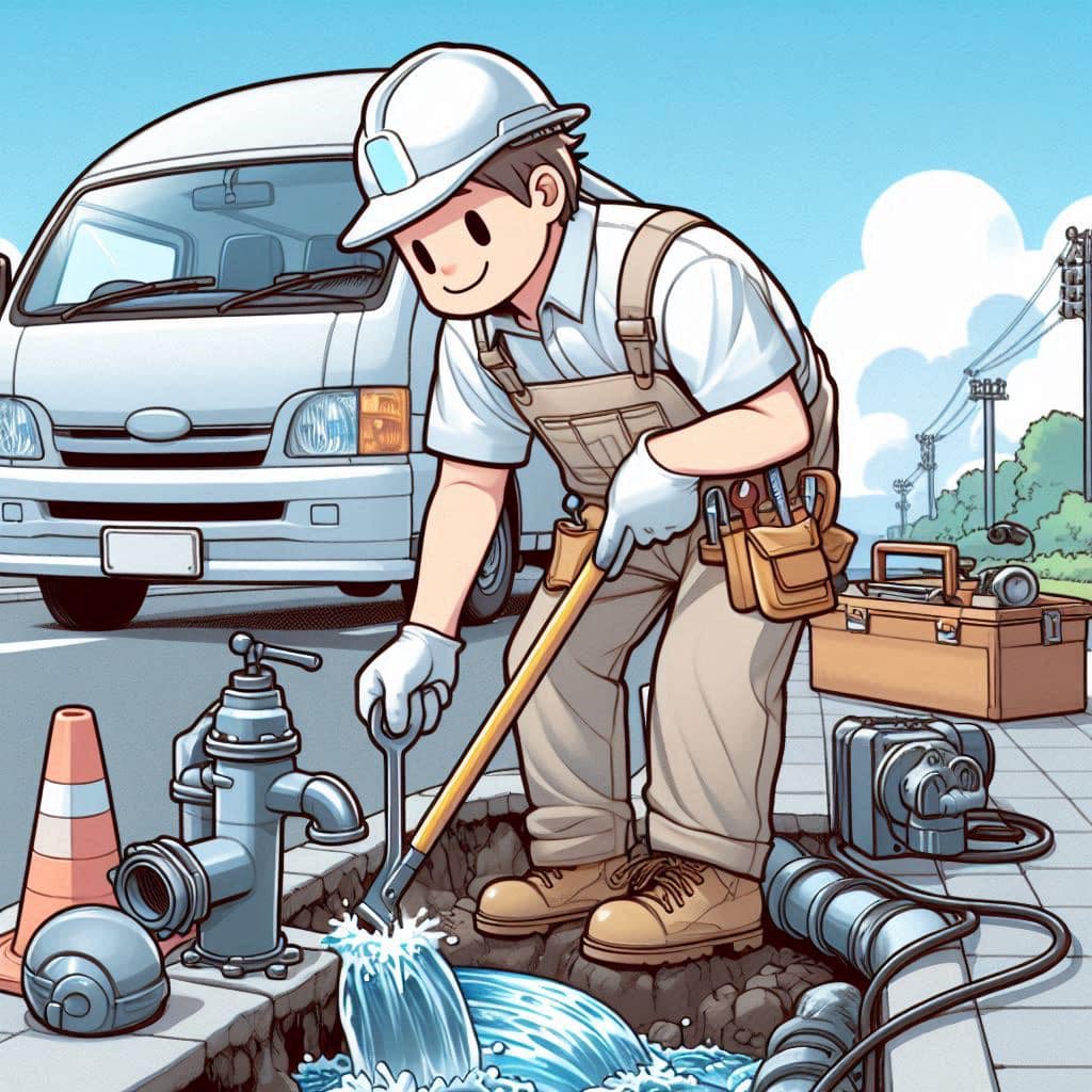 Μεγάλη βλάβη στον κεντρικό αγωγό ύδρευσης στο κέντρο της Αρτέμιδος