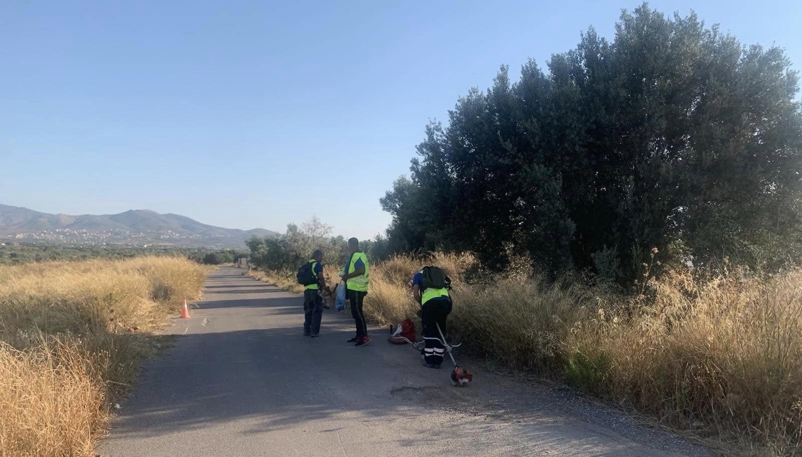 Μεγάλο μέρος των κοινόχρηστων χώρων του Δήμου Σπάτων - Αρτέμιδος, έχει καθαριστεί 