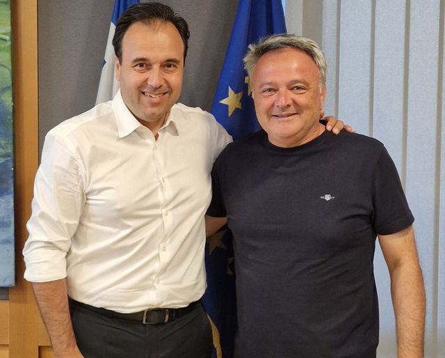 Συνάντηση του δημάρχου Ωρωπού με τον υπουργό ψηφιακής διακυβέρνησης  