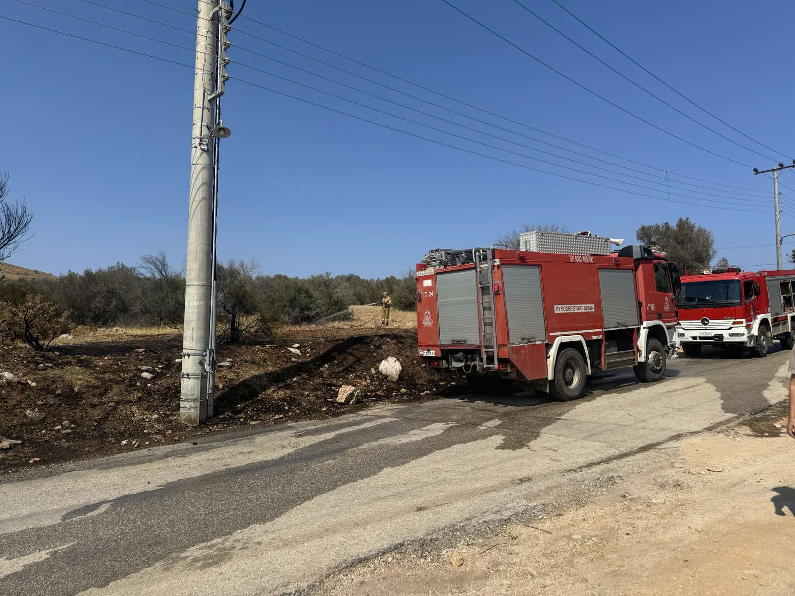 Άμεση ήταν η επέμβαση της Πολιτικής Προστασίας του Δήμου Παιανίας σε περιστατικό πυρκαγιάς το μεσημέρι της Κυριακής 18/3/2024