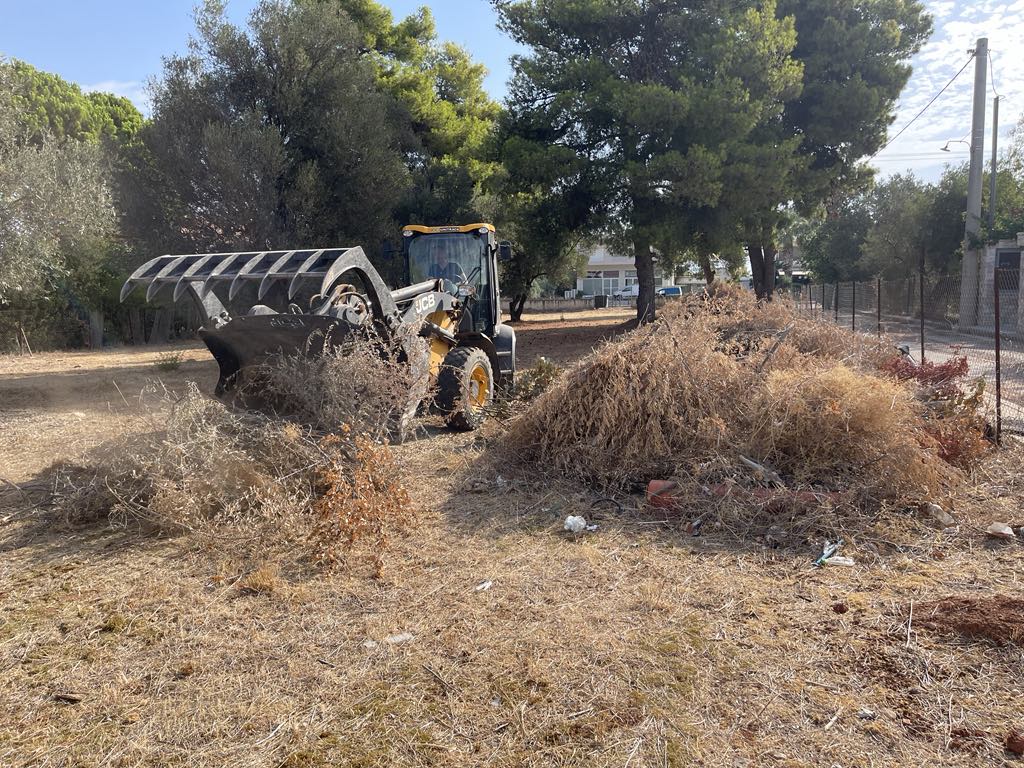 Αποκομιδές κλαδιών & απορριμμάτων εβδομάδας 19/8 - 24/8 από την Υπηρεσία Καθαριότητας Δήμου Μαραθώνος