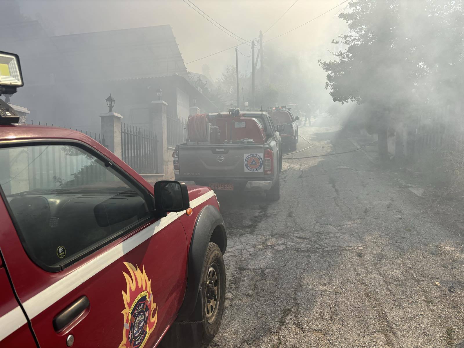 Υπο έλεγχο η πυρκαγιά στα Πηγαδάκια