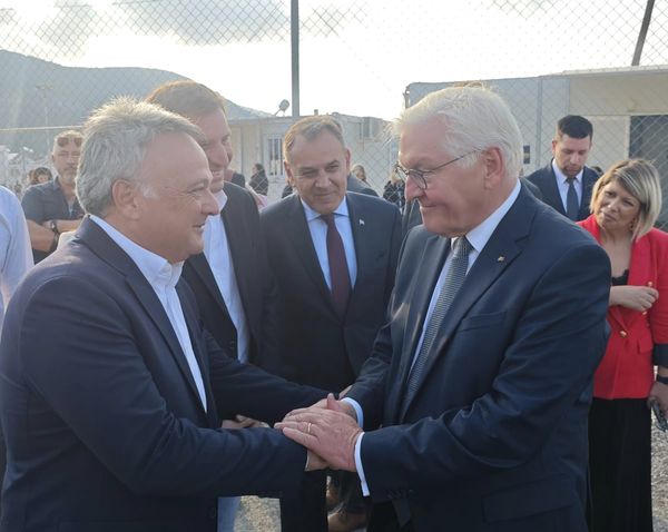 Επίσκεψη του Προέδρου της Γερμανίας, κ.Φρανκ-Βάλτερ Σταϊνμάιερ στη Δομή της Μαλακάσας