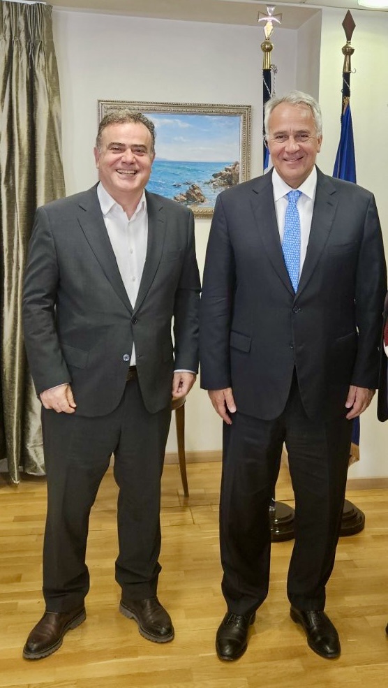Με τον Υπουργό Επικρατείας Μάκη Βορίδη συναντήθηκε ο Δήμαρχος Παλλήνης Χρήστος Αηδόνης την Δευτέρα 2/12
