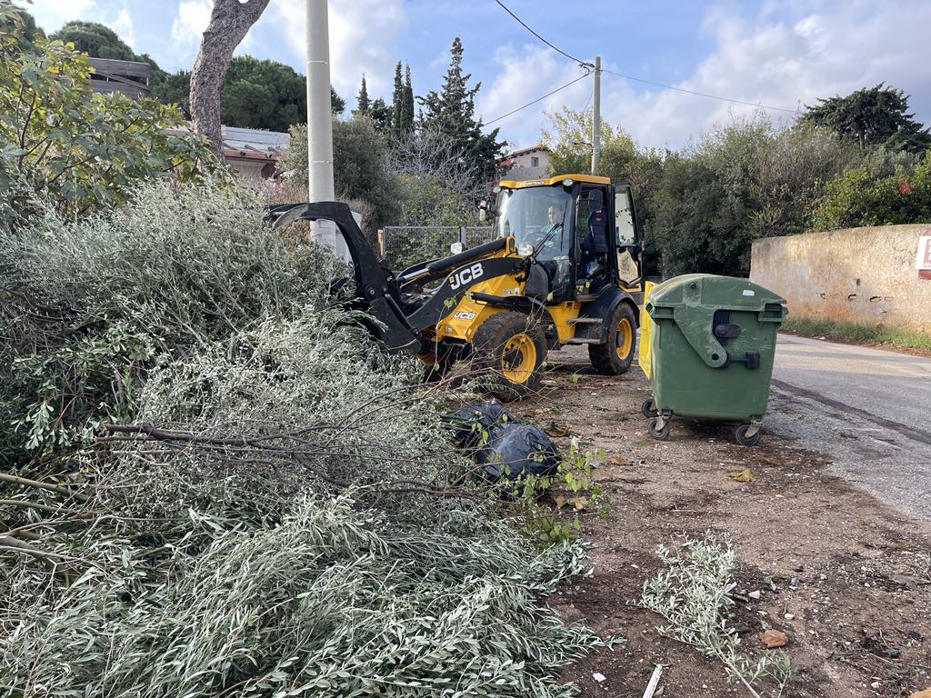Εντατικές αποκομιδές κλαδιών 5 Δεκεμβρίου 2024 από την Υπηρεσία Καθαριότητας Δήμου Μαραθώνος