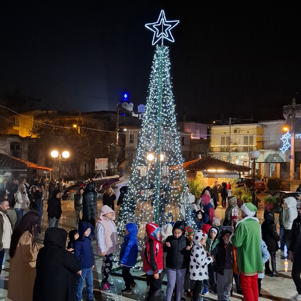 Άναψε το Χριστουγεννιάτικο δέντρο στο Γραμματικό