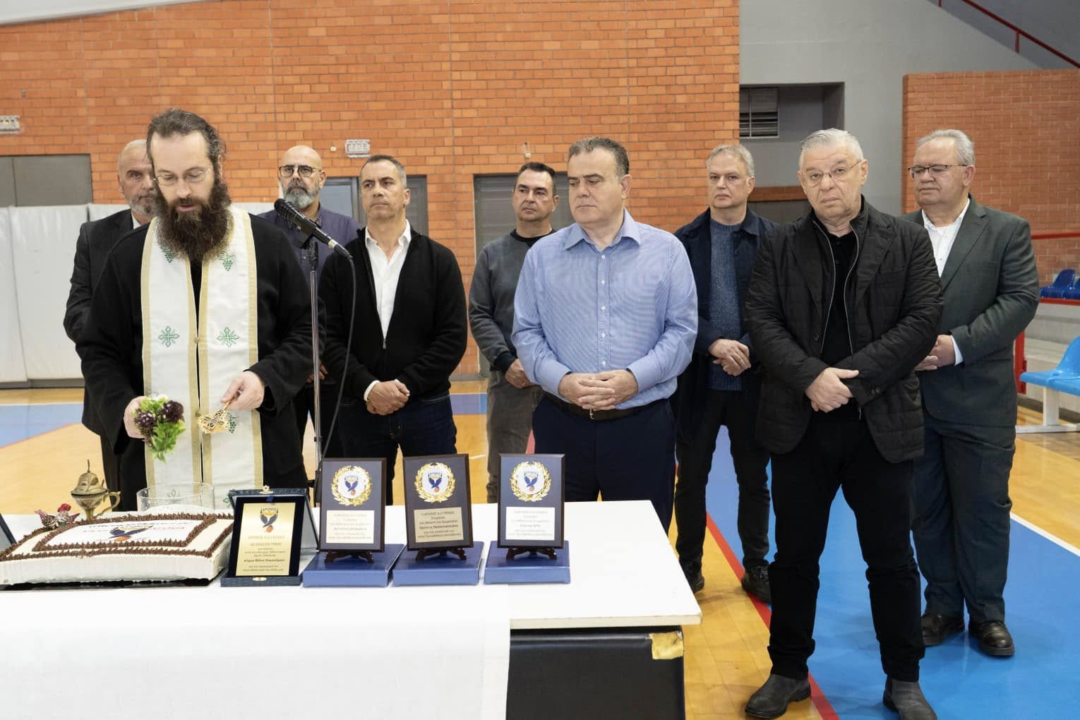 Την πρωτοχρονιάτικη πίτα του, στο παρκέ του Αθλητικού Κέντρου Γέρακα, έκοψε ο Αθλητικός Όμιλος «Κρόνος».