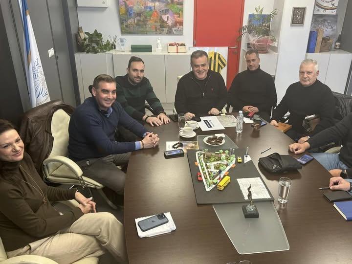 Συνάντηση εργασίας του Δημάρχου Παλλήνης κ. Αηδόνη με το Δήμαρχο Ελληνικού- Αργυρούπολης κ. Κωνσταντάτο