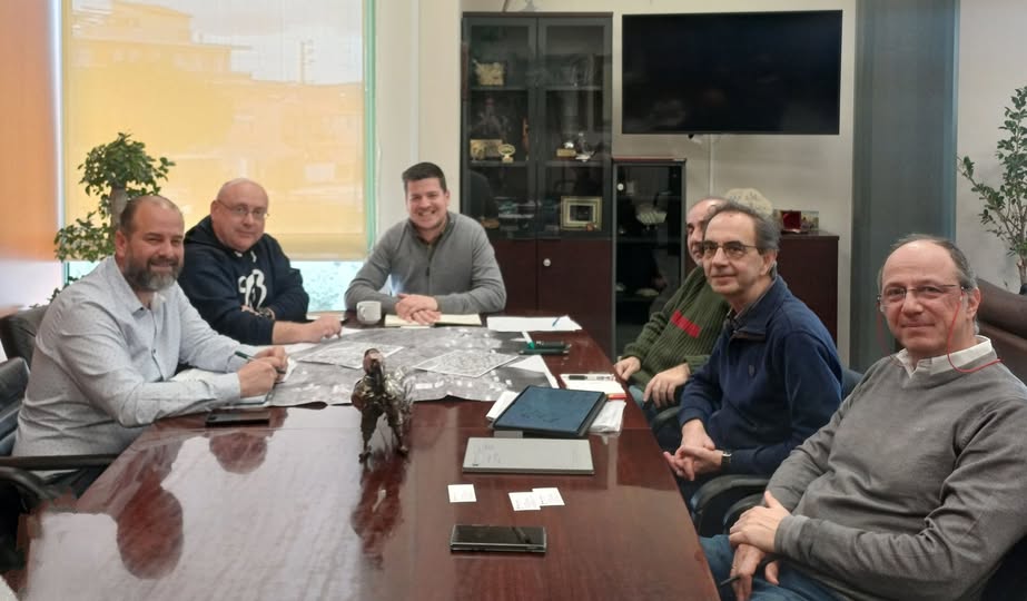 Συνάντηση εργασίας για την πορεία του έργου αποχέτευσης στο Δήμο Σαρωνικού