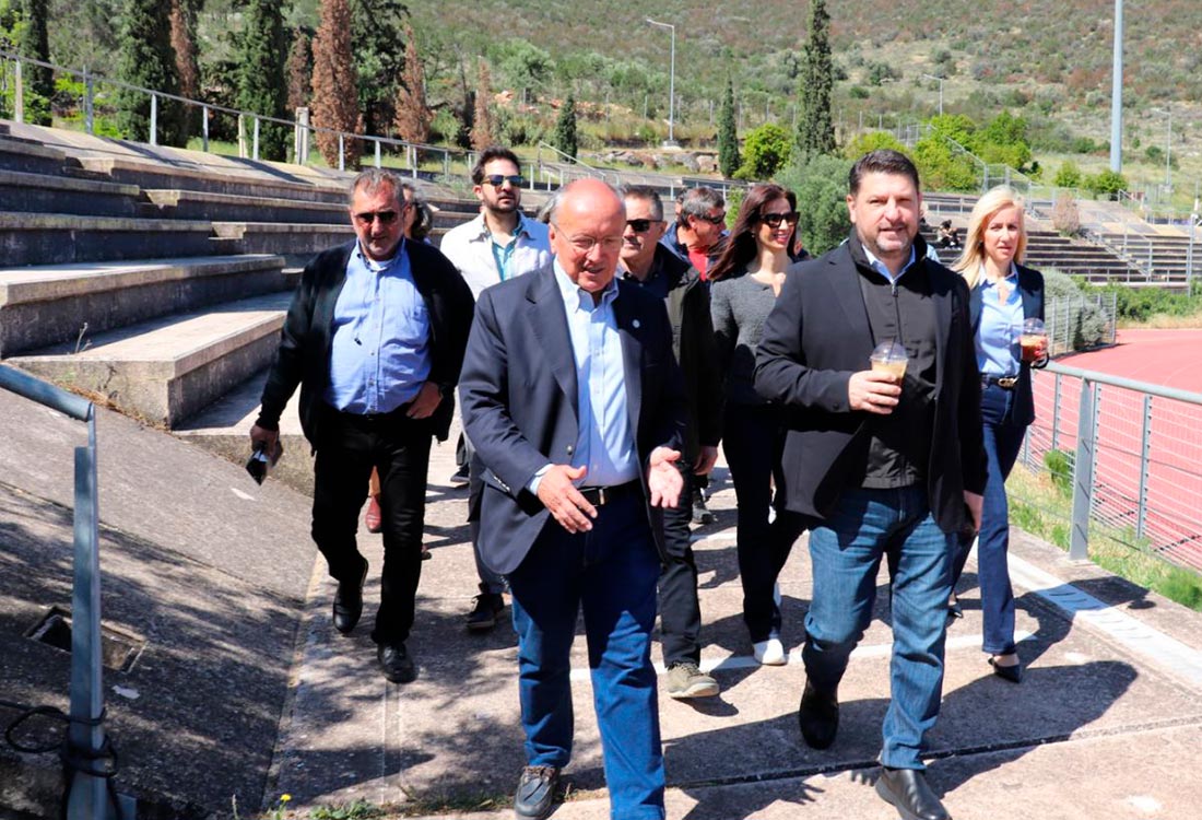 Αυτοψία στις εγκαταστάσεις της Αφετηρίας του Μαραθωνίου Δρόμου, από τον Περιφερειάρχη Αττικής, Νίκο Χαρδαλιά