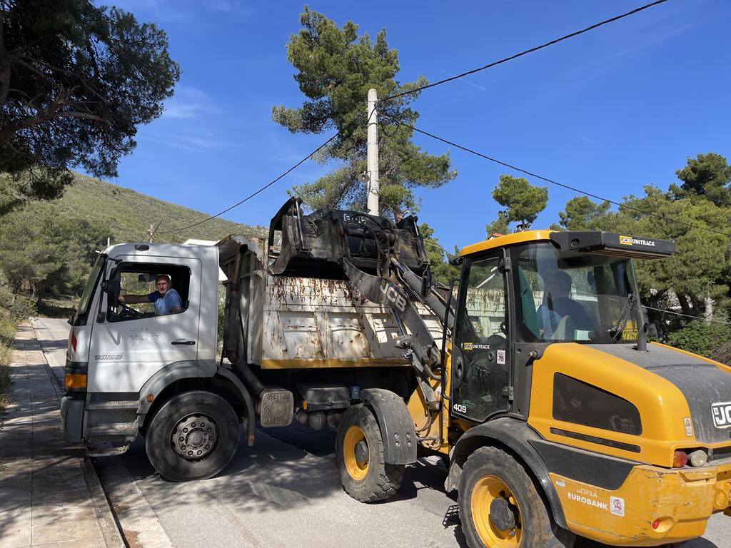 Εντατικές αποκομιδές κλαδιών 7 &amp; 8 Μαΐου 2025 από την Υπηρεσία Καθαριότητας Δήμου Μαραθώνος