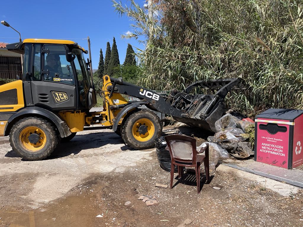 Εντατικές αποκομιδές κλαδιών 24 &amp; 26 Μαΐου 2025 από την Υπηρεσία Καθαριότητας Δήμου Μαραθώνος
