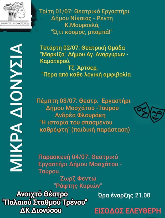 Μικρά Διονύσια 2025