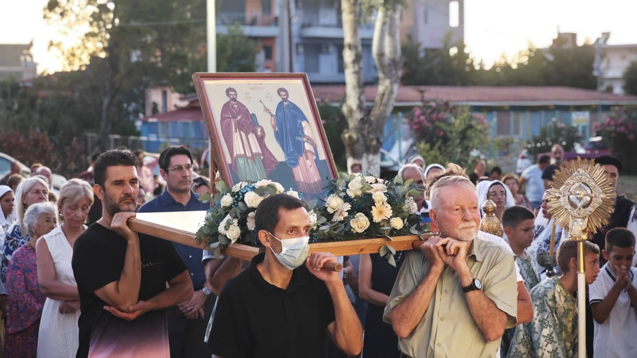 Εορτασμός των Αγίων Αναργύρων στο Χαλκούτσι Δήμου Ωρωπού