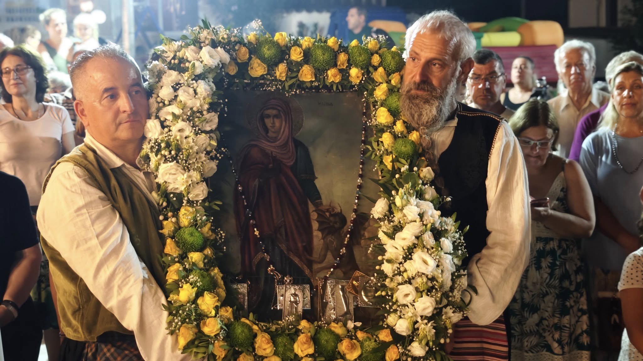 Με ιδιαίτερη λαμπρότητα και βαθιά θρησκευτική κατάνυξη τιμήθηκε η μνήμη της Αγίας Μαρίνας στον Ωρωπό