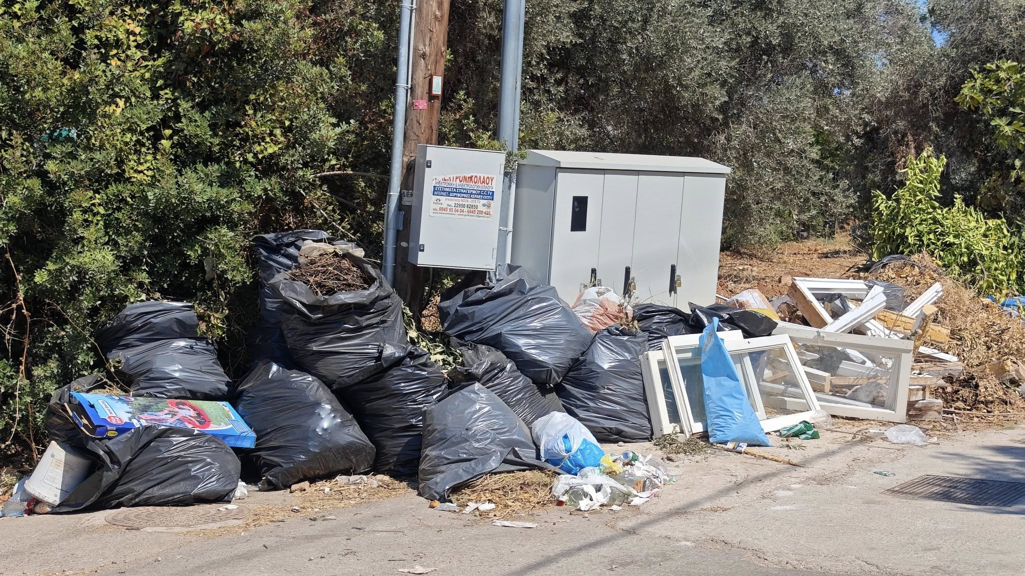 Μήνυση για παράνομες εναποθέσεις στον Κάλαμο 