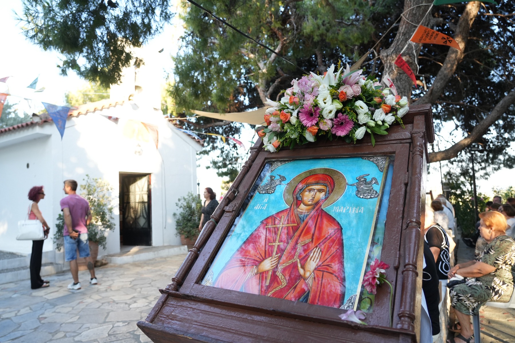 Σε κατανυκτικό κλίμα πραγματοποιήθηκε ο εορτασμός της Αγίας Μαρίνας στην Παιανία