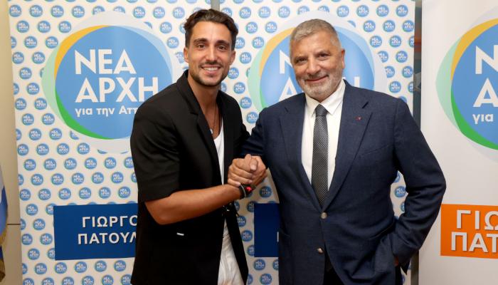 Ο Σάκης Κατσούλης, υποψήφιος Περιφερειακός Σύμβουλος με τον Γιώργο Πατούλη