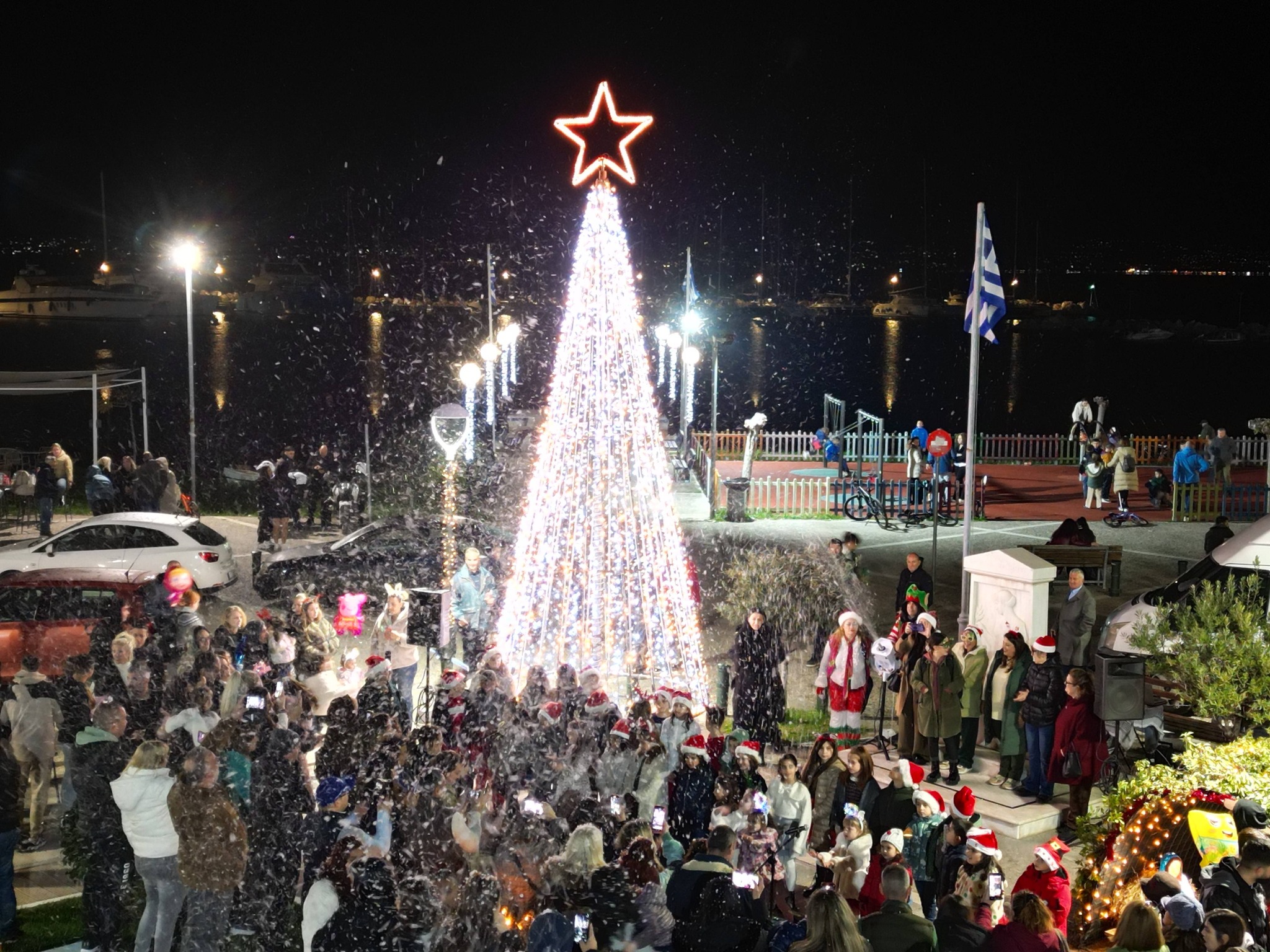  Αναμμα Χριστουγεννιάτικου Δέντρου στο Χαλκούτσι 