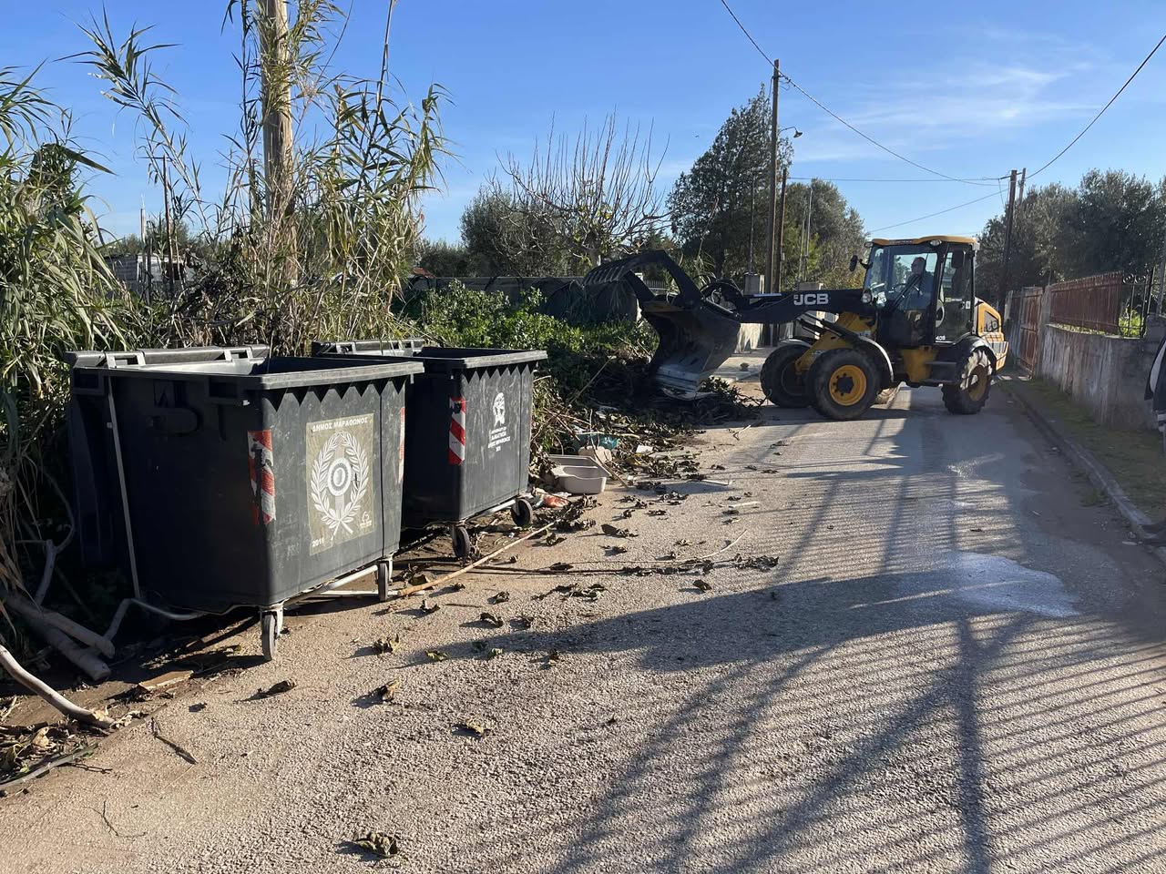 Εντατικές αποκομιδές κλαδιών στις 2, 3, 5, 7 & 8 Ιανουαρίου 2026 από την Υπηρεσία Καθαριότητας Δήμου Μαραθώνος