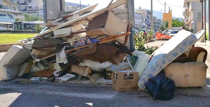 Ενημερωθείτε για το πρόγραμμα αποκομιδής ογκωδών απορριμμάτων του Δήμου Αχαρνών από σήμερα 02/09 - 15/09