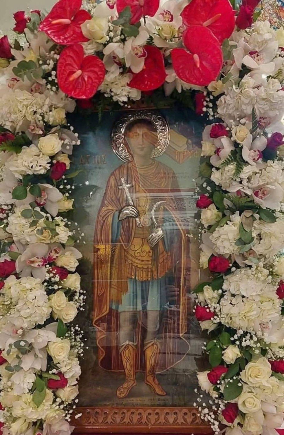  Η Παλλήνη τίμησε τον πολιούχο και προστάτη της, Άγιο Μεγαλομάρτυρα Τρύφωνα